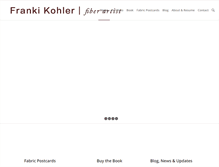 Tablet Screenshot of frankikohler.com